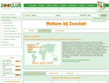 Tablet Screenshot of nl.myzooclub.com