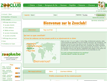 Tablet Screenshot of be.myzooclub.com